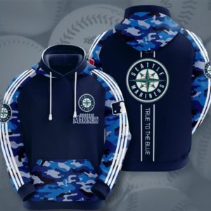 Seattle Mariners True To The Blue Sport Hoodie 3D