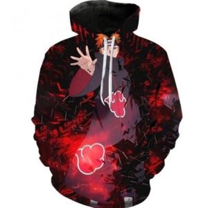 Shinobi Of The Amegakure Yahiko 3D Print Hoodie