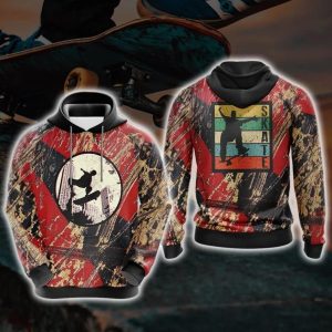 Skateboarding Unisex 3D Hoodie