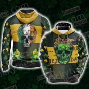 Skull Patricks Day Unisex 3D Hoodie
