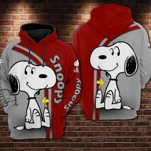 Snoopy Cartoon 3D Hoodie