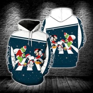 Snoopy Grinch Mickey Mouse Christmas Limited Edition 3D Hoodie