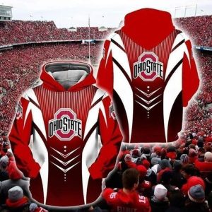 Sport Ohio State Buckeyes 3d Hoodie