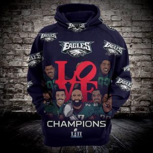 Sport Philadelphia Eagles Awesome 3D Hoodies