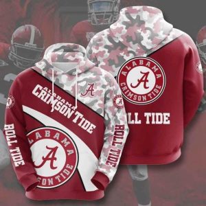 Sports American Football Ncaaf Alabama Crimson Tide Usa 363 Hoodie 3D