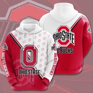 Sports American Football Ncaaf Ohio State Buckeyes Usa Hoodie 3D