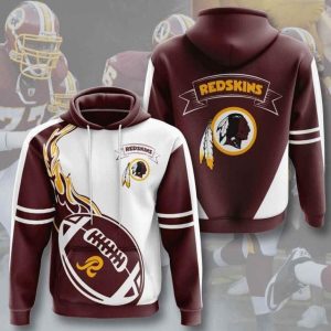 Sports American Football Nfl Washington Redskins Hoodie 3D