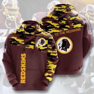 Sports American Football Nfl Washington Redskins Usa 349 Hoodie 3D