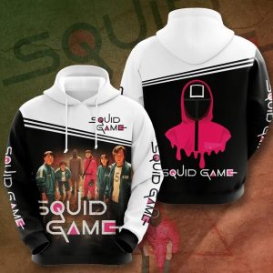 Squid Game Full Printed 3D Hoodie