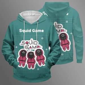 Squid Game Movie Kdrama 3D Hoodie