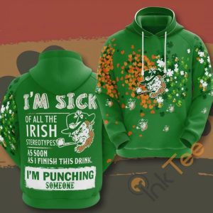 St Patricks Day Usa 1053 Hoodie 3D