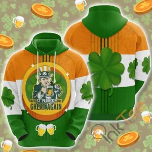 St Patricks Day Usa 1177 Hoodie 3D