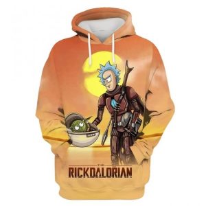 Star War The Mandalorian Baby Yoda 3D Hoodie