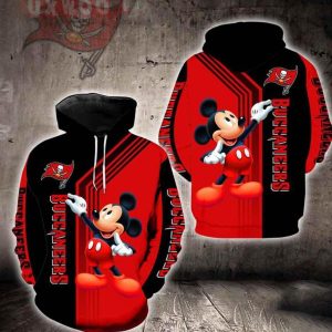 Tampa Bay Buccaneers Mickey Mouse 3D Hoodie