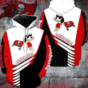 Tampa Bay Buccaneers Snoopy 3D Hoodie