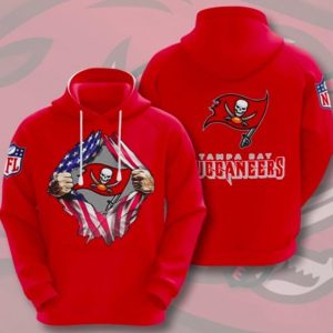 Tampa Bay Red Hoodie 3D
