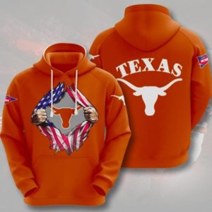 Taxas Orange Hoodie 3D