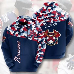 Team Atlanta Braves 3D All Over Print Hoodie