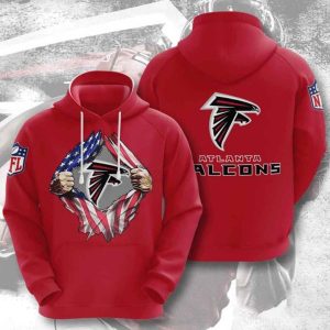 Team Atlanta Falcons Hoodies 3D
