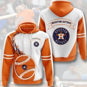 Team Baseball Houston Astros 3d Hoodie