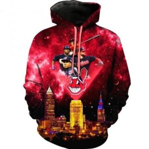 Team Cleveland Indians 3d Hoodie Style