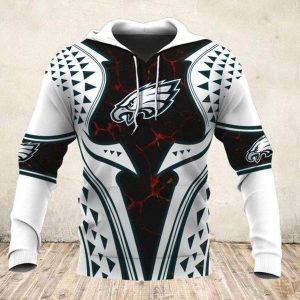 Team Football NFL Philadelphia Eagles Hoodie 3D