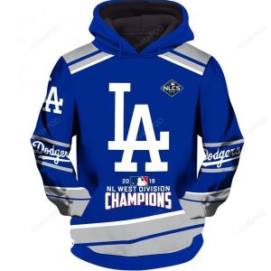 Team Los Angeles Dodgers 3d Hoodie Style