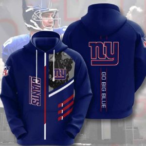 Team Nfl New York Giants 3d Hoodies