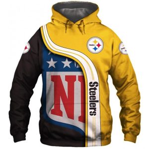 Team Nfl Pittsburgh Steelers Football 3d Hoodie