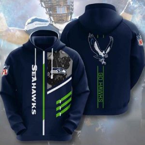 Team Nfl Seattle Seahawks 3d Hoodies