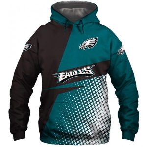Team Philadelphia Eagles 3d Hoodie