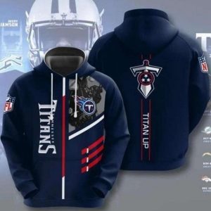 Tennessee Titans Casual 3D Hoodie Pullover T Shirt