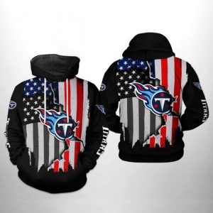 Tennessee Titans NFL US Flag Team 3D Printed Hoodie