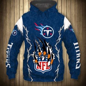 Tennessee Titans Punisher Skull Tree Football 3D Hoodie