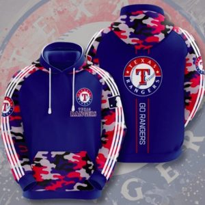 Texas Rangers Go Rangers Hoodie 3d