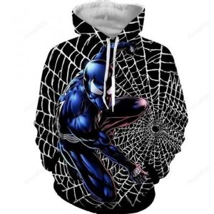 The Amazing Spiderman 3 Black 3D All Over Print Hoodie