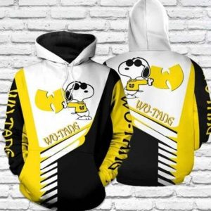 The Peanuts Snoopy  Wu Tang Hoodie 3D
