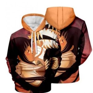 The Shinobi Lovers Naruto  Hinata 3D Printed Hoodie
