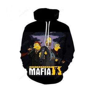 The Simpsons 3D All Over Printed Hoodie