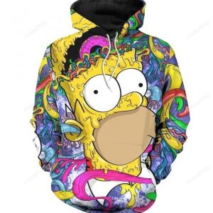 The Simpsons All Over Printed Hoodie 3D