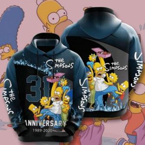 The Simpsons Anniversary 3D Pullover Hoodies