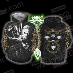 The Witcher  Witcher Sign 3D Hoodie