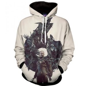 The Witcher 3 Geralt Monster Slayer Gaming Theme Hoodie 3d