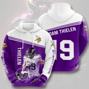 Thielen 19 Purple Hoodie 3D