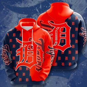 Tigers Detroit Hoodie 3D