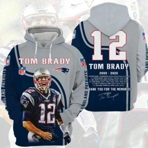 Tom Brady For Men And Women All Over Printed 3D Hoodie