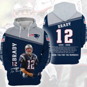 Tom Brady Thank You For The Memories 3d Hoodie
