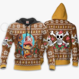 Tony Tony Chopper Hoodie 3D One Piece Anime Xmas Gift
