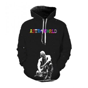 Travis Scott Rapper 3D Hoodie