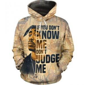 Tupac Shakur All-Over Hoodie 3D